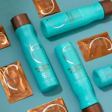 Malibu C Hard Water Wellness Kit Shampoo/Conditioner/4 Hardwater Treatment Packs