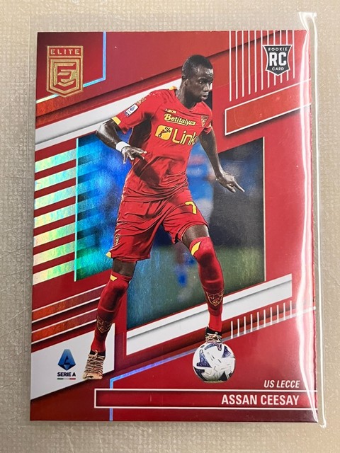 #172r Assan Ceesay Red Parallel Panini Donruss Elite Serie A 22/23