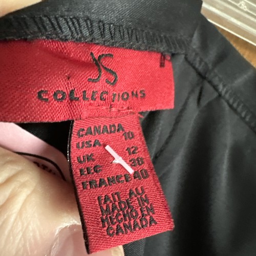 J S Collections Damen schwarz formell Fischschwanz Rock Größe 10 - Bild 5 von 16