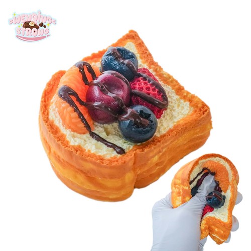 Berry toast Taba Squishy Squeezable Stress Relieve Decompress  Anti Stress ToyMH