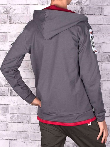 Hooded Pullover Hoodie Jumper Hoody Sweatshirt Jacket Kids Boys 30145 - Picture 54 of 60