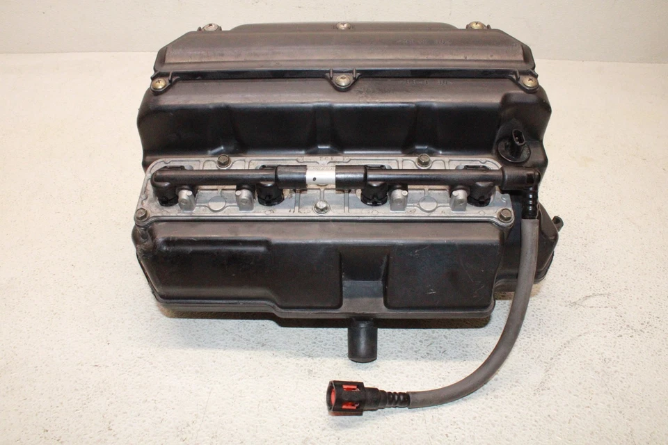 05 06 KAWASAKI NINJA ZX6R OEM CAJA DE AIRE CAJA DE ADMISIÓN DE AIRE FILTRO BMC INYECTORES DE COMBUSTIBLE Foto 3 de 4