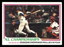 1978 Topps N.L. Championships #412 - Los Angeles Dodgers
