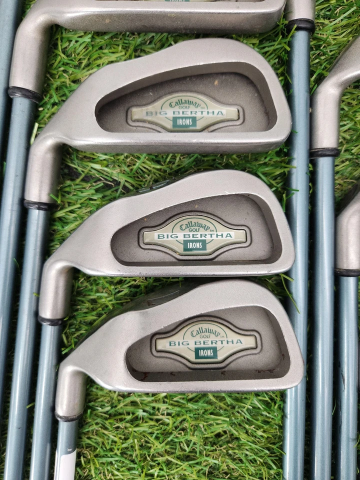 LEFTY CALLAWAY 1990S BIG BERTHA IRON SET 3-PW,SW (MISSING GW) LADIES GEMS FAIR - Image 3 of 4
