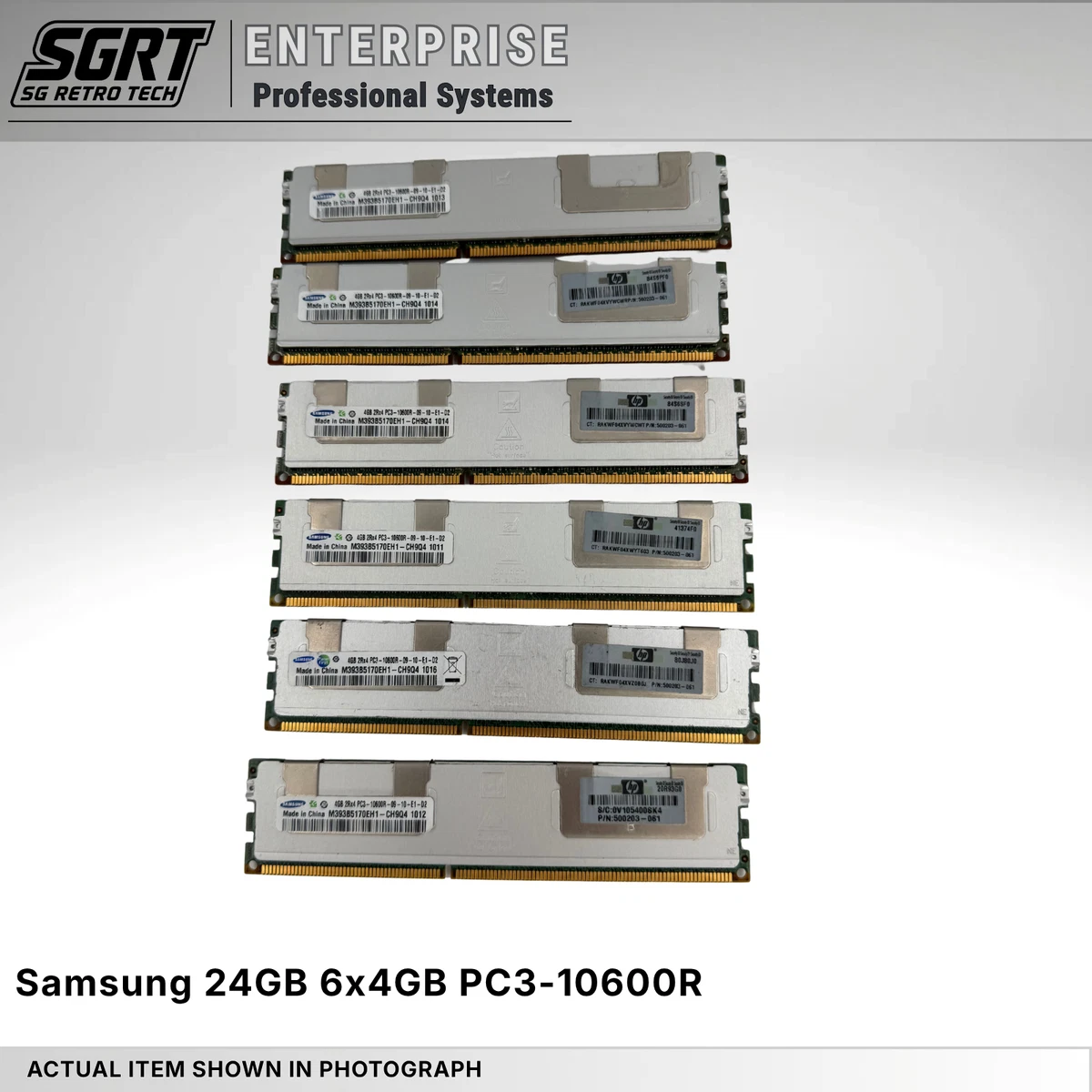 PC3-10600R (DDR3-1333) Bus Speed Server RAM 4 GB Capacity per