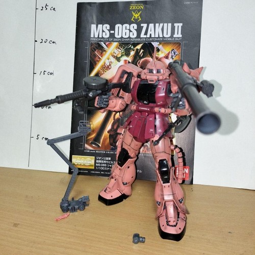 Assembled Painted MG 1:100 Char's Zaku II ver2.0 Gundam 571 by Japan Creater - Picture 7 of 12
