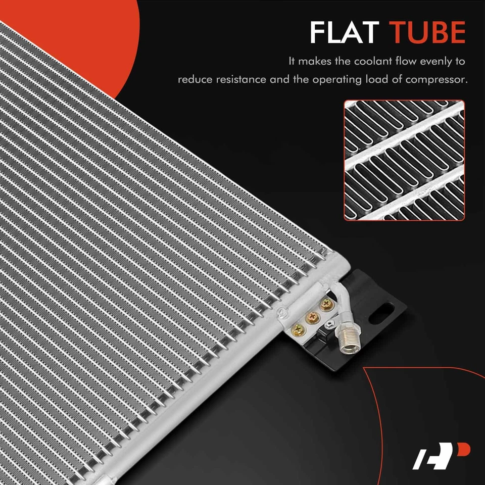 Condensador de aire acondicionado A-Premium con soporte para International Harvester 8200 8100 3800 Foto 3 de 4