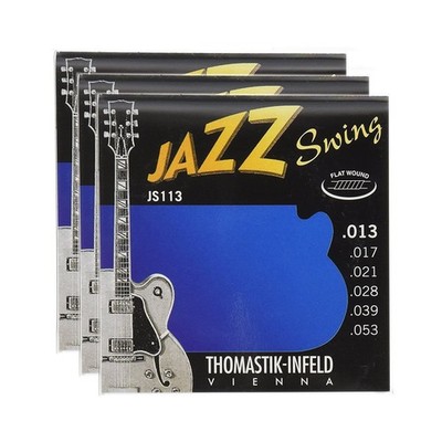 Thomastik JS113 Jazz Swing Flat 13-53 (3 Pack Bundle)