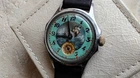 Russian soviet Vostok Kama small watch, handpainted dial, 1960's