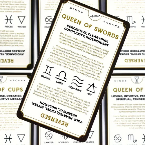 Tarot Trainingsdeck Anleitung Karten für Anfänger Full Deck Tarot Spirituell - Bild 5 von 5
