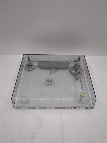Audio Keeper ICE1 Full Acrylic Belt-Drive Turntable - Transparent - Picture 2 of 6