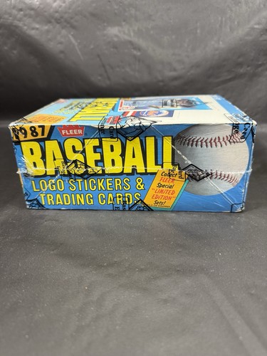 1987 Fleer Baseball Box (36 Packs) BBCE Verified Wrapped Sealed Bo Jackson - Picture 7 of 9