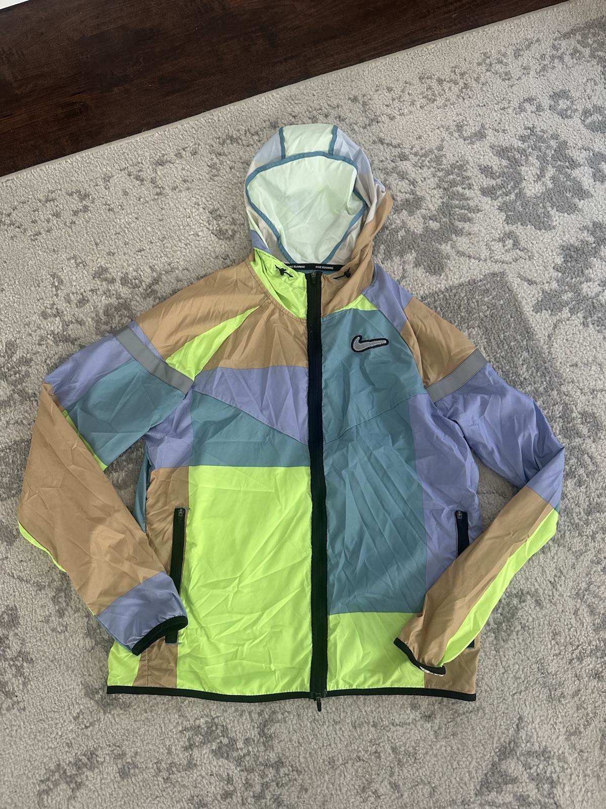 Men’s Nike Patchwork Jacket Size Medium - image 1