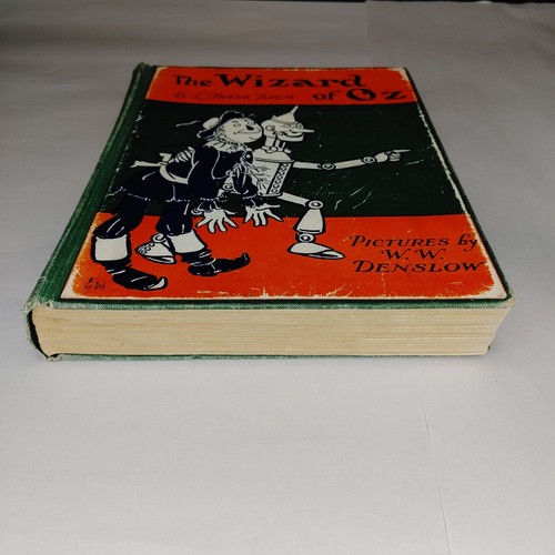 The Wizard of Oz by L Frank Baum Pictures by W.W. Denslow 1903 Hardcover Book - Foto 2 di 24