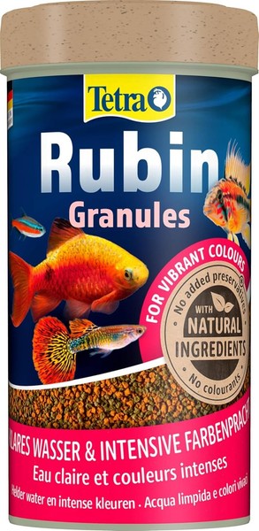 Tetra Rubin Granules Granulat Zierfische Farbverstaerker Farbenpracht 250Ml-image