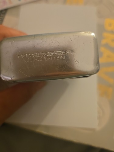 Estuche de cigarrillos de aluminio vintage - Park Industries Murfreesboro, TN - Imagen 6 de 9