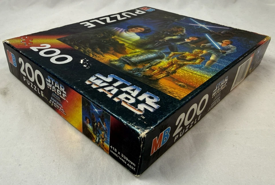 Star Wars MB Puzzle 1994 Glitzer Edition 200 Teile Rarität Retro Vintage 1990er - Bild 4 von 4