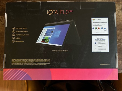 LAPTOP/Tablet iOTA 360 flo 11.6 inch screen, 4GB RAM, 64GB storage - Picture 3 of 5