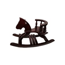 Vintage Rustic Handcrafted Solid Wood Small Rocking Horse