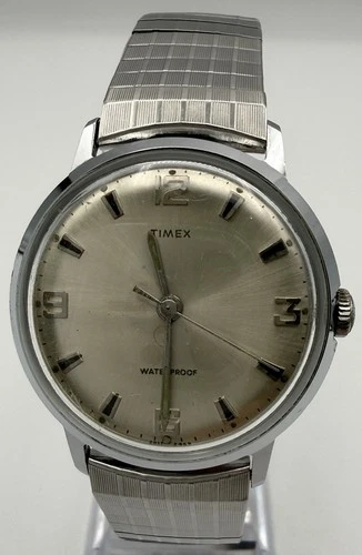 Vintage Timex Marlin Women’s Mechanical Hand Wind Watch Runs Needs Service