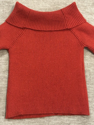 Art Class Long Sleeve Red Off Shoulder Sparkly Sweater Top Girls Size 10/12 - Picture 6 of 6
