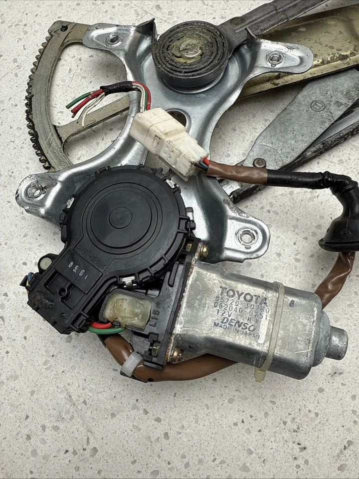 98-05 LEXUS GS400 GS430 GS300 REGULADOR VENTANA PUERTA DELANTERA IZQUIERDA CON MOTOR OEM Foto 4 de 4