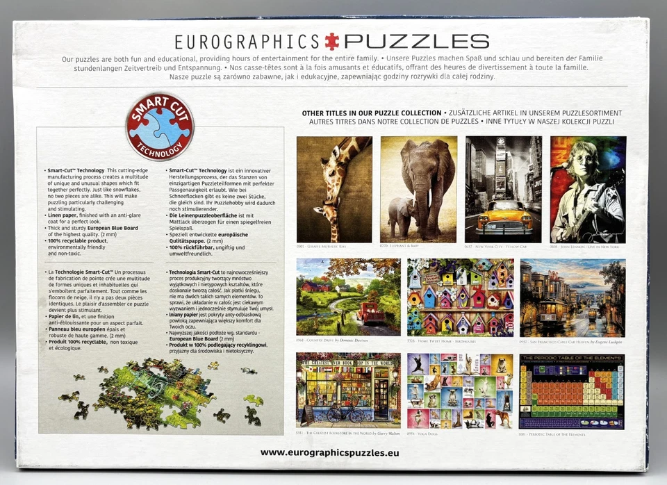 Eurographics 1000 Piece Jigsaw Puzzle Country Drive Complete VGC - Image 3 of 4