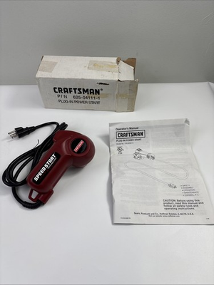 #ad #ad Sears Craftsman 85951 Speed Start Plug In Power Electric Starter 625 04111 1 New $34.99