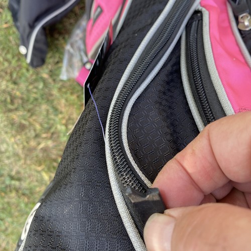 Sun Mountain Damen 14-Wege Cart Bag schwarz & pink ein paar Reißverschluss Griff Probleme - Bild 5 von 20