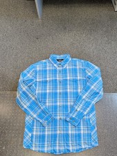 MENS ORVIS TROUT BUM LONG SLEEVE PLAID VENTED BUTTON DOWN FISHING SHIRT MEDIUM