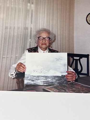 FRAMED TITATIC THE ICEBERG PICTURE AUTOGRAPH BY MILLVINA Dean - Picture 8 of 10