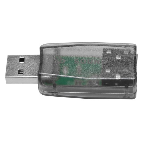 USB Zu 3,5 Mm Mikrofon Kopfhöreranschluss Stereo Headset 3D Soundkarte Audi5860 - Bild 2 von 8