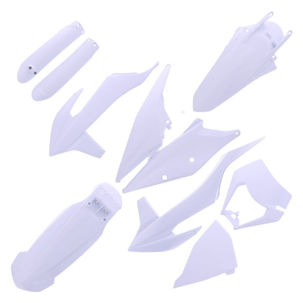 Plastikkit Weiß Plastiksatz Passend FüR KTM EXC-F 250 Ie Bj. 2020-2023-image