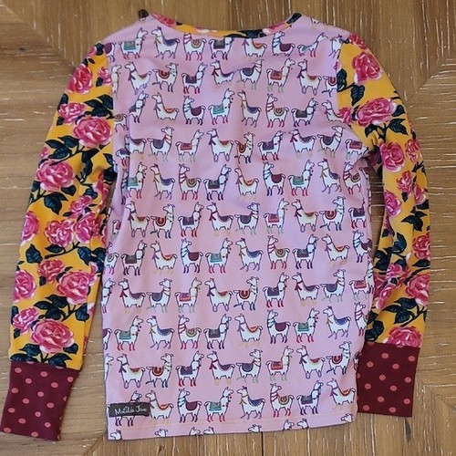Matilda Jane Choose Your Own Path No Probllama PJ Pajama Set Size 6 Girl Multi - Picture 14 of 16