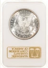 1882-S $1 NGC MS64 Morgan Silver Dollar Gold Embossed Early Holder Fatty