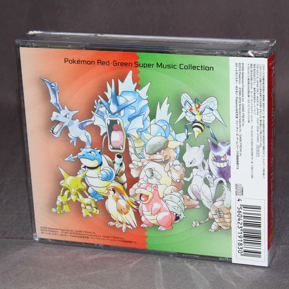 Pokemon Red Green Super Music Collection - GAME CD NEW - Bild 2 von 2
