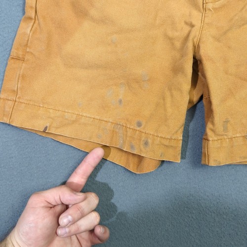 Pantalones Cortos Patagonia Para Hombre 31 Marrón Stand Up Algodón Orgánico Lona Defectos Dañados - Imagen 6 de 16