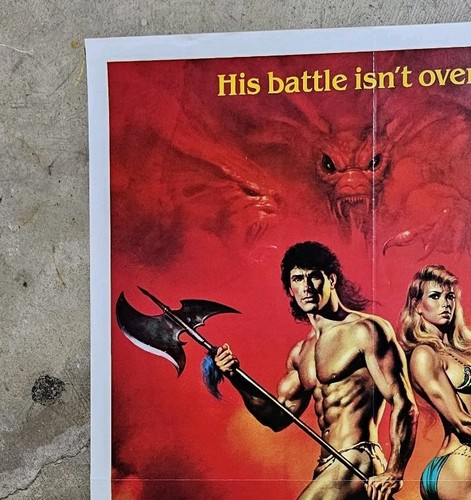 Vintage 1987 Deathstalker II Original Filmplakat 41" x 26" - Bild 5 von 8