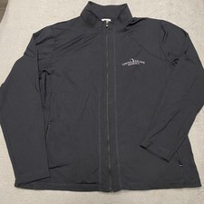 FootJoy Golf Jacket Womens XL Black Jekyll Island Georgia Performance Full Zip