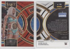 2024 Panini Select WWE Premier Level Red Wave Prizm /99 Jade Cargill #189