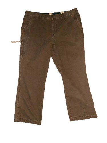 Herren Red Head Braun Arbeitshose 44 X 30 100% Baumwolle KOSTENLOSER VERSAND