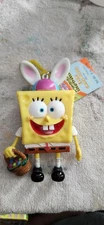 2005 SpongeBob Easter Candy Buddy Bunny Ears Basket Nickelodeon Frankford Toy