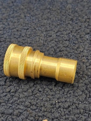 (QTY 2) Brass Female Quick Disconnect 0.43x0.58 Carpet Cleaning Extractor Wand