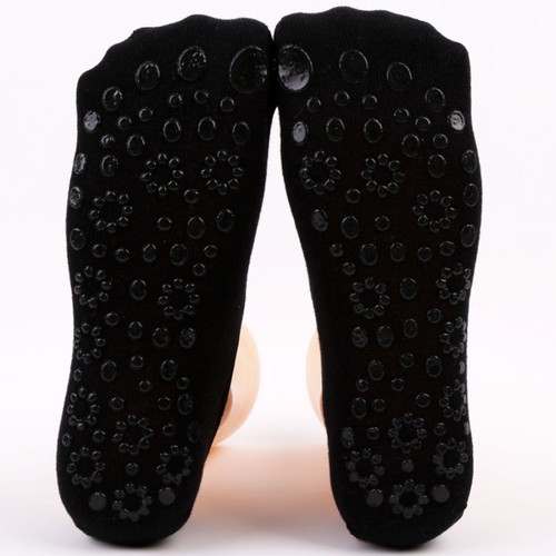 Yoga Socks with Grips – 2 Pack Non-Slip Strapped Socks for Women’s Fitness - Picture 5 of 12