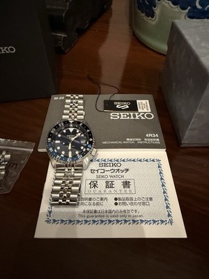Seiko 5 Sports GMT Blue Dial SSK003K1 FULL SET! | eBay