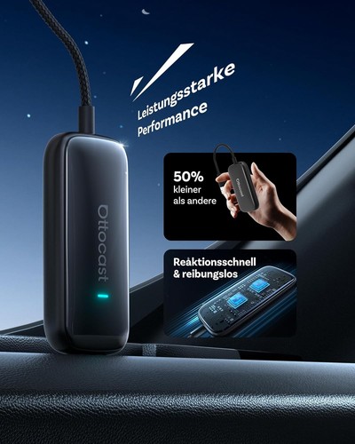 OTTOCAST Play2Video Ultra AI Box Joyn YouTube DAZN Wireless CarPlay Android Auto - Bild 8 von 9