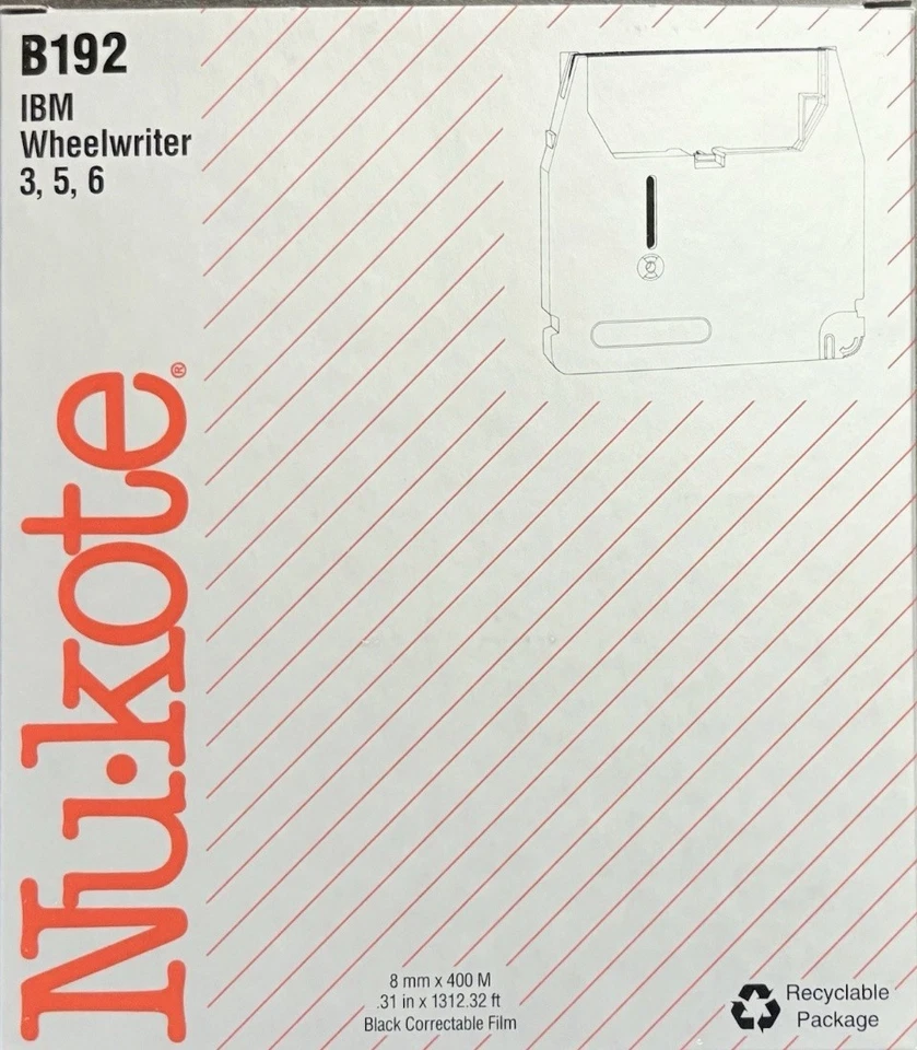 2X Nukote Replacement Ribbon B192 for IBM Wheelwriter - Image 2 of 4