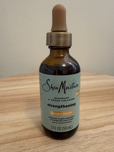 Shea Moisture Strengthening Scalp & Hair Oil with Rosemary & Vegan Collagen 2Oz