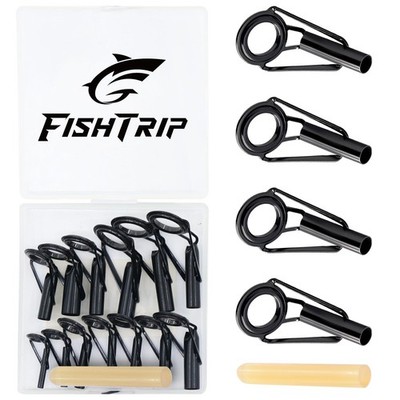 Fishing Rod Tip Replacement Kit Stainless Steel Ceramic Guides 230 Pcs for Fishi