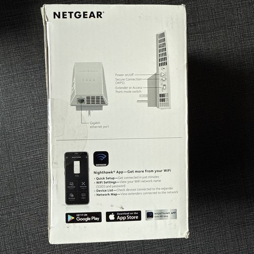 Netgear AC1900 Mesh WiFi Range Extender Essential Edition White EX6400 - Zdjęcie 2 z 4